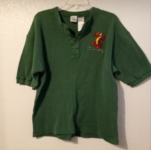The Disney Store size Medium tigger Patch button up
